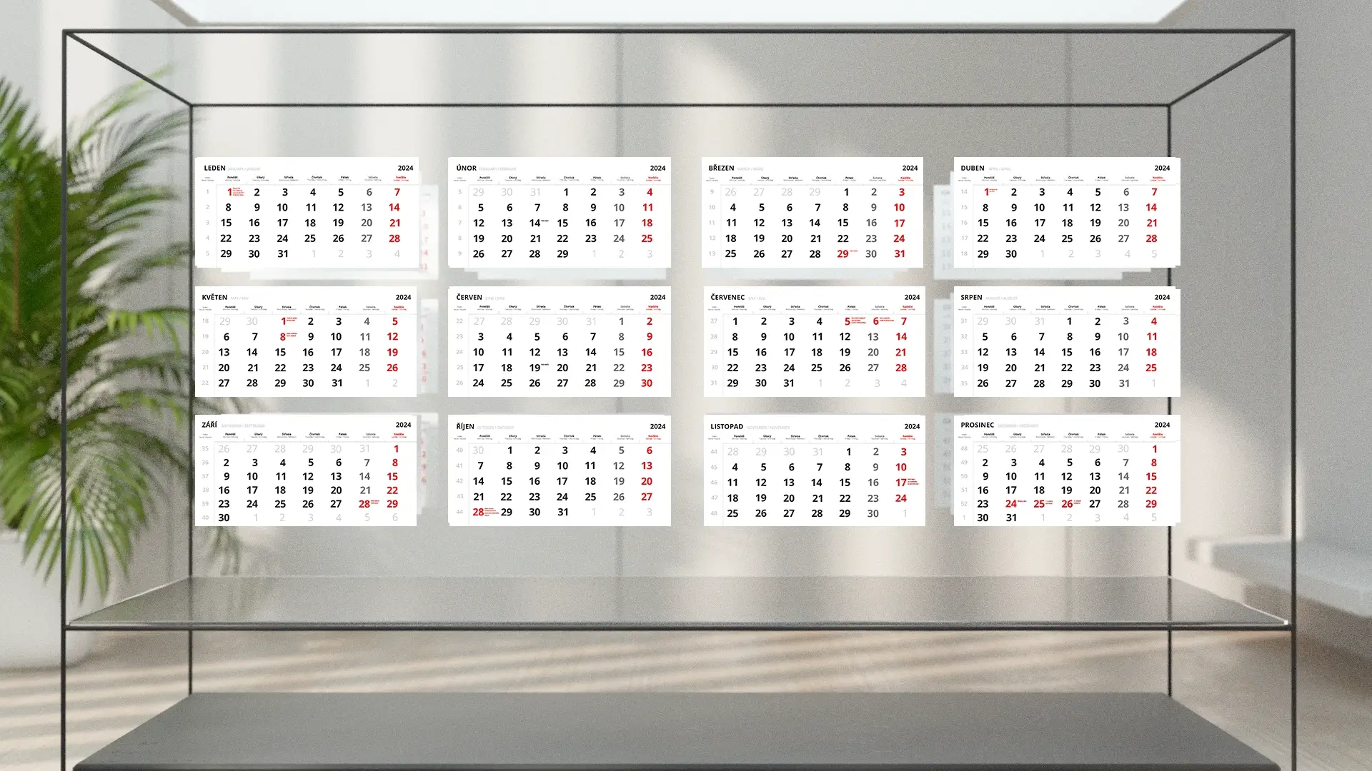 calendar pages three 1